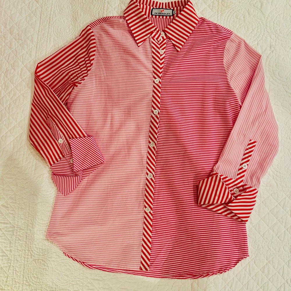 CK Bradley Striped Blouse